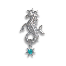 Starlinks Poseidons Steed Pendant To Attract Friendship By Anne Stokes - $2,335.68 MXN