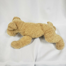 15” RUSS Berrie &amp; Co Russplus Plush Dog Puppy Brown Tan Jingle Tail - £18.68 GBP