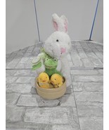 Vintage Hallmark Spring Quartet Easter Animated Plush Rabbit Chicks VIDEO - $34.17 CAD