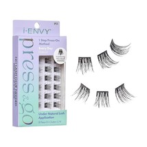 I ENVY by KISS PRESS &amp; GO PRESS ON CLUSTER LASHES NO GLUE NEEDED - #IP01 - £7.66 GBP