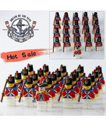 American Revolutionary War Redcoat The British Army Soldiers Minifigures... - $3.89+