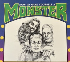 How To Make Yourself A Monster Ray Paprocki Book With Vintage Illustrations - $17.41