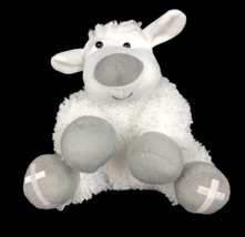Oriental Trading Company White Lamb Sheep 10” Plush Curly Material Cute - £18.31 GBP