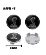 4x BLACK FORD CENTRE CAPS 54MM ALLOY WHEEL FITS MOST MODELS FOCUS FIESTA... - $24.99