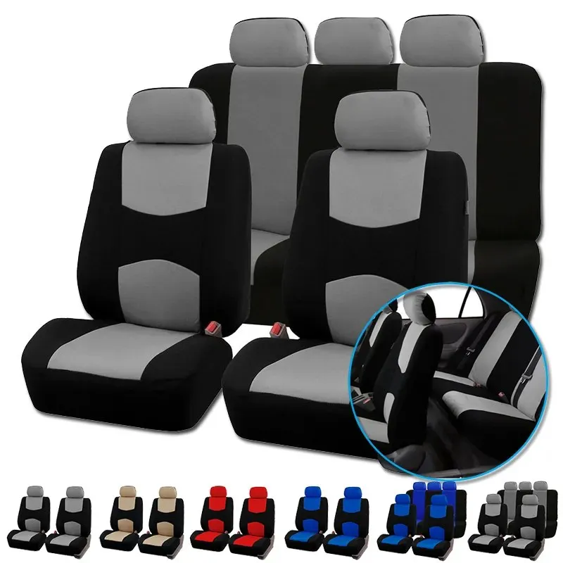 AUTOYOUTH Automobiles Seat Covers Full Car Seat Cover Universal Fit Interior - £15.46 GBP+