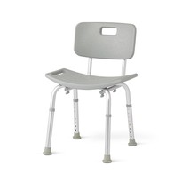 Medline Bath Chair, Bench, Seat, Stool for Disabled 00 Lbs. Capacity, Gray - £22.03 GBP