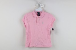 Deadstock Vtg 90s Ralph Lauren Girls XL Short Sleeve Collared Polo Shirt... - $49.45