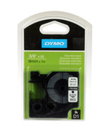 Dymo 1761554 D1 POLY 3/8 BLK/WHT BL1 - $59.08 CAD