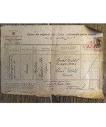 Antiguo documento Rumania extracto del certificado de nacimiento judío 1945 - $34.46 CAD