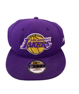 New Era Hat Los Angeles Lakers Snapback NBA Champions 9FIFTY Trophy Side Patch - £21.69 GBP