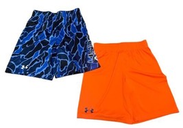 Under Armour Youth Boys Set Of 2 Athletic Shorts Size 7 ( Lot97) - £14.62 GBP