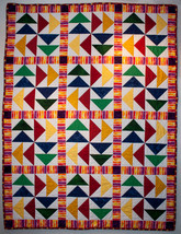 Primary Colors Big Geese Lap/Nap Quilt - $235.00