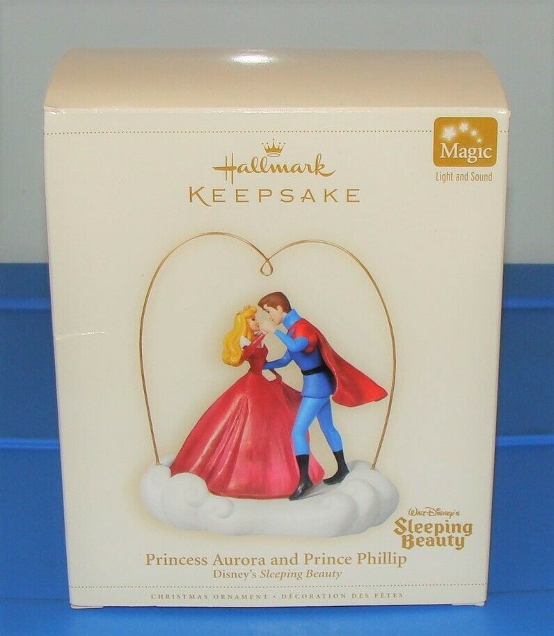 Primary image for Disney Sleeping Beauty Princess Aurora and Prince Phillip 2006 Hallmark Ornament