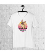 Happiness French Bulldog Shirt, Bulldog Stylish Shirt, Cute Frenchie Dog... - $23.50+