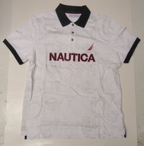 Nautica Mens Nautical Map Polo Shirt White - $49.00