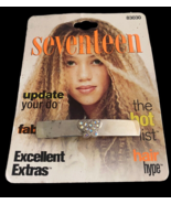 Vintage 90s Y2K Seventeen Hair Barrette Clip Butterfly Silver Whimsigoth... - $30.28 CAD