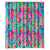 Fish Mirror Lilly Pulitzer Waterproof Polyester Shower Curtain  - $33.00+