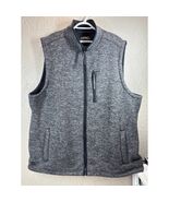 Cody James Mens Charcoal Grey Full Zip Fleece Western Vest Sherpa Size 2XL - $453.53 MXN