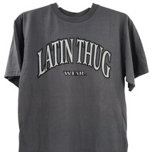 VTG Latin Thug Wear Gray Graphic Shirt Size Large Cypress Hill - £237.40 GBP