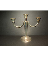 Vintage Trend Candle Run Silver Plated Candelabra 10 1/4&quot; High - £15.90 GBP
