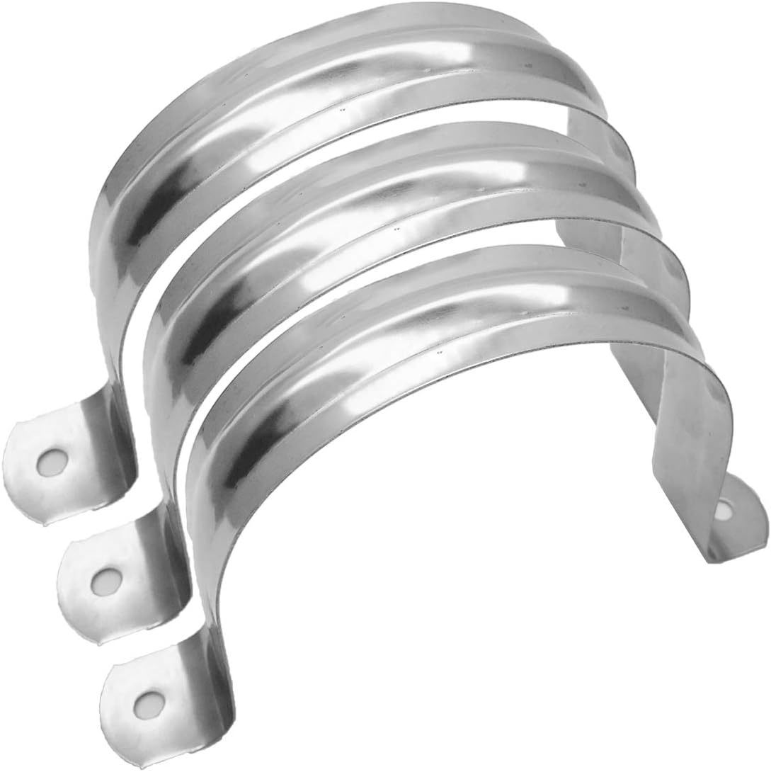 4Inch Two Hole Stainless Steel U-Tube Clamp Connecting Ring Hose, 115Mm - $32.99