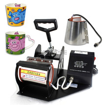 Heat Press Transfer Sublimation Machine Dual Digital For Cup Coffee Mug 11/12Oz - £80.70 GBP