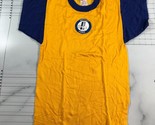 Vintage Detroit Lions Football Jersey Mens Small Yellow Blue Knit Center... - $74.55