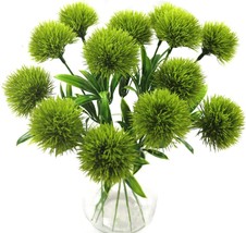 Dandelions Artificial Flowers Plants Bouquet In Plastic Form, 10 Pieces By - £26.31 GBP