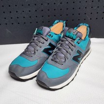 New Balance 574 Series ML574FTG Grey Teal Athletic Shoes Sz 12 - £39.14 GBP