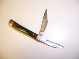 FROST SURGICAL STEEL PAKISTAN KNIFE BEAUTIFUL MULTICOLOR WOODEN HANDLE 2... - $10.49