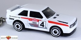 RARE KEY CHAIN WHITE AUDI QUATRO COUPE SPORT TURBO 4X4 S2 CUSTOM LIMITED... - $34.98