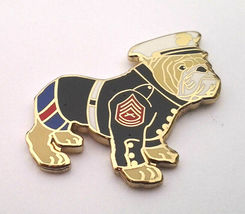 U.S. Marine Corps Bulldog Dressed (1&quot;) Military Hat Pin 12661 Free Shipping - £8.77 GBP