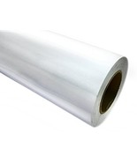 12&quot; x 10 ft Roll of Clear Repositionable Adhesive-Backed Vinyl for Craft... - £9.93 GBP