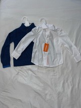 Lot of Lands&#39; End Dark Blue Sweater XXS (2-3), Oppo Suits White Dress Sh... - $462.01 MXN