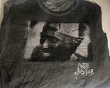Tupac Shakur Poetic Justice T Shirt L Gray/Black - £6.98 GBP
