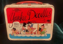 Vintage Thermos Yankee Doodles Metal Lunchbox - £36.78 GBP