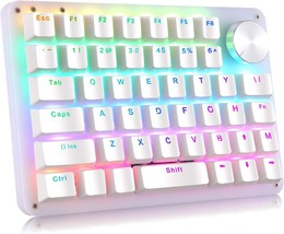 Koolertron One Handed Mechanical Gaming Keyboard With 24 Macro Keys, 45-Key - $107.97