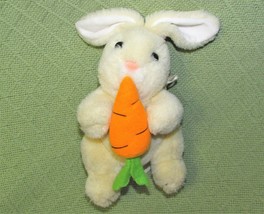 1981 FAIRVIEW EASTER BUNNY PLUSH 10&quot; VINTAGE STUFFED ANIMAL with RIBBON ... - £10.61 GBP