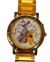 Winnie The Pooh Watch Piglet Timex vtg Jazz Disney Japan Christopher Robin gold - $74.25