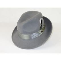 Bruno Capelo Hat Australian Wool Crushable Fedora Giovani UN130 Gft.Gray image 6