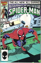 The Spectacular Spider-Man Comic Book #114 Marvel 1986 Near Mint New Unread - £3.93 GBP