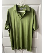 Daniel Cremieux Men&#39;s XL Green  Signature Collection Golf Polo Shirt Cotton - £10.74 GBP