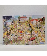 Gibsons 1000 Piece Jigsaw Puzzle THE GREAT BRITISH BBQ Cartoon by Dick B... - $40.73 CAD