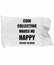 Coin Collecting Pillowcase Pillow Cover Case Lover Fan Funny Gift Idea f... - £17.18 GBP