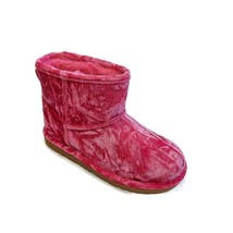 UGG Classic Mini II Velvet Fashion Winter Boots Big Girls Sz 3 Raspberry 1142070 - $104.39