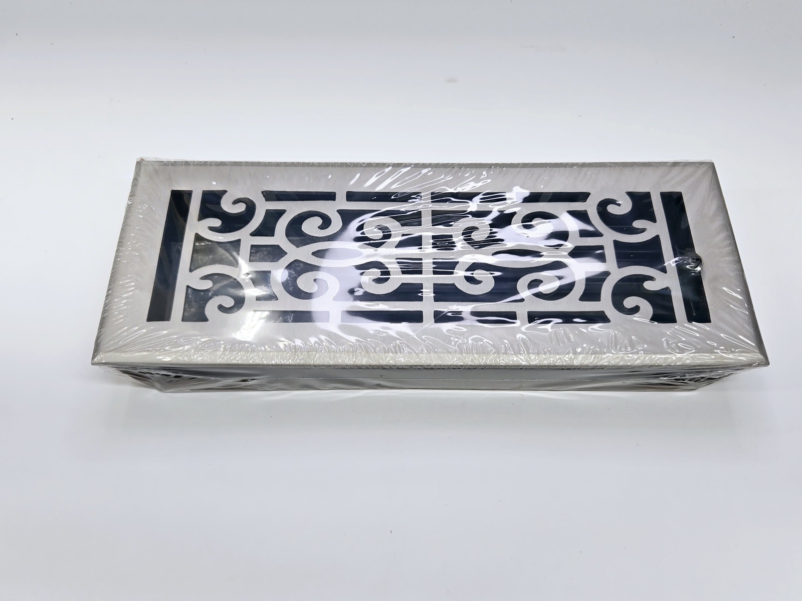 Madelynn Carter MCK-412-NKL-BRQ Cast Brass Baroque Vent Cover - Brushed ... - $28.90