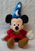 Walt Disney Store Fantasia Mickey Mouse Sorcerer 10&quot; Plush Stuffed Animal Toy - £11.65 GBP