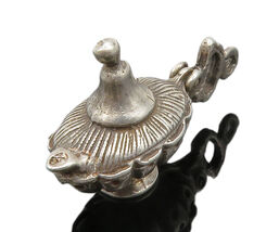 NAVAJO 925 Sterling Silver  Vintage Petite Genie Lamp Pendant (OPENS)  P... - $112.00