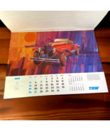 TRW 1974 Large Calendar with D. Brown Art on every page, 23x18, Vintage - £31.34 GBP