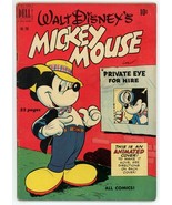 Walt Disney’s Mickey Mouse 296 VG 4.0 Golden Age Dell 1950 Black Pete - £20.94 GBP